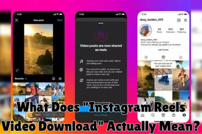 instagram reels video download